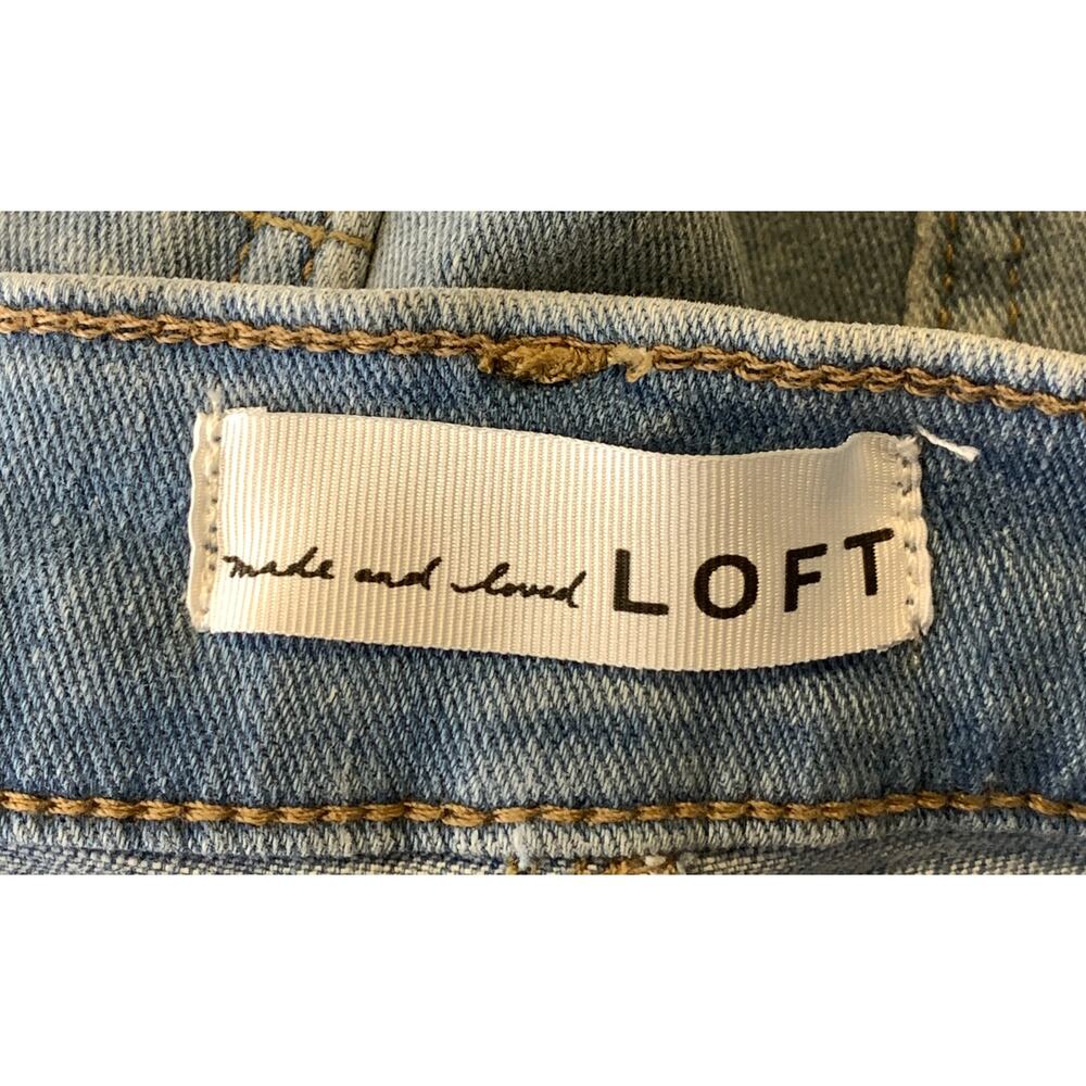 Ann Taylor Loft Jeans Women 31 Slim Flare Stretch Denim Front Pockets NWT New - Picture 6 of 7